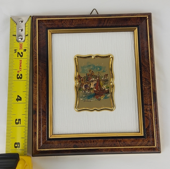 - Serie Oro gold leaf framed painting - Picture 3 of 5